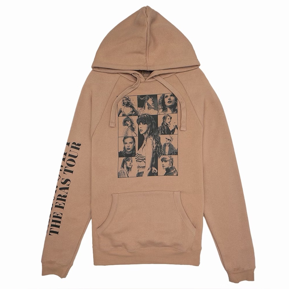 Taylor Swift Eras Tour Hoodie Taupe / Tan size XL